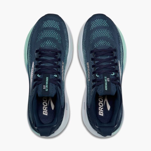 brooks-adrenaline-gts-25-mujer-azul-marino-celeste-running-jerez-cadiz-vista-superior Brooks Adrenaline GTS 25 mujer azul marino celeste vista superior para running en HYGGE Jerez Cádiz