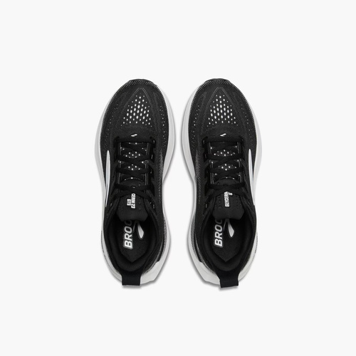 brooks-glycerin-gts-23-hombre-negro-blanco-running-jerez-cadiz-03-vista-superior - copia Brooks Glycerin GTS 23 hombre negro y blanco vista superior en tienda running especializada HYGGE Jerez Cádiz