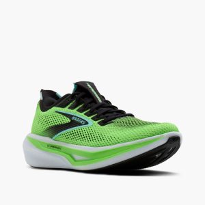 Brooks Hyperion 3 hombre verde vista frontal en tienda running HYGGE Jerez Cádiz