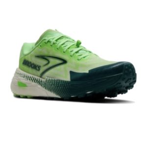 Brooks Catamount 4 Hombre verde lima, vista en perspectiva