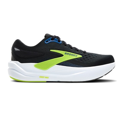 hygge-brooks-ghost-max-3-hombre-negro-fluor-running-jerez-lateral Brooks Ghost Max 3 Hombre negro flúor, vista lateral en HYGGE Jerez